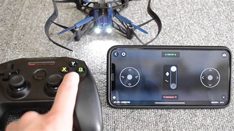 drone controller  parrot mini gamepad control mode ios app