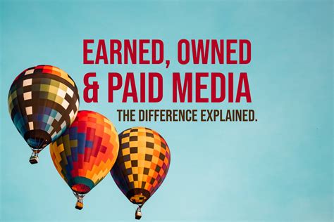 earned media owned media paid media examples