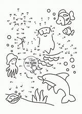 Worksheets Undersea Alphabet Counting Adult Wuppsy Math Sheets Kid sketch template