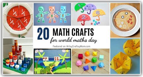 enjoyable math crafts  activities  world maths day