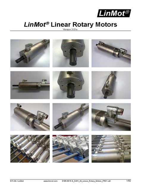 ig linear rotary motors pr electric motor transmission mechanics
