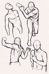 Gesture Anatomy Drill Smirking sketch template