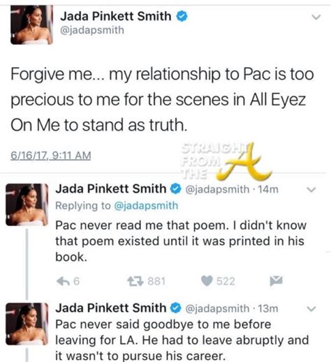 In The Tweets Jada Pinkett Smith Calls Her Portrayal In