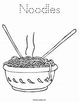 Noodles Coloring Pages Dinner Colouring Worksheet Food Noodle Spaghetti Week Template Twisty Printable Color Outline Sheets Pasta Macaroni Twistynoodle Built sketch template