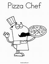 Pizza Coloring Pages Printable Hut Chef Getcolorings Party Popular Books sketch template