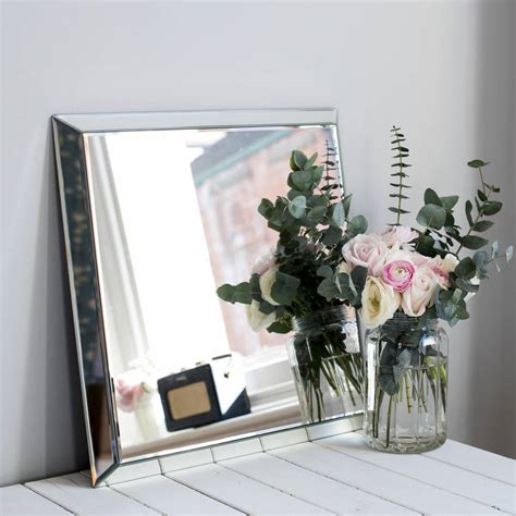 square venetian wall mirror by the orchard