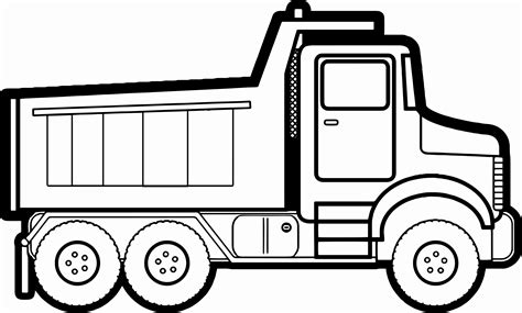 dump truck coloring