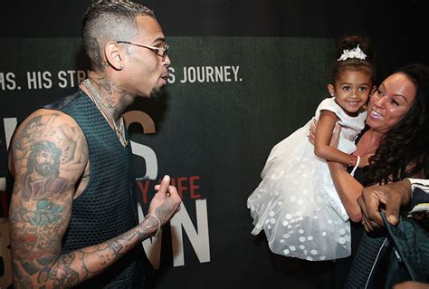 Chris Brown Brings Daughter Royalty To Documentary Premiere