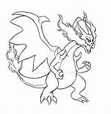 Charizard Mega Coloring Pokemon Pages Outline Drawing Brush Color Ex Sketch Printable Print Getcolorings Cool Evolution Deviantart Getdrawings Cha Library sketch template