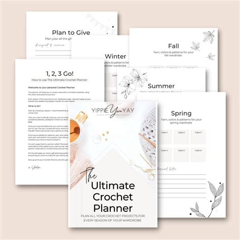 ultimate  printable crochet planner   today