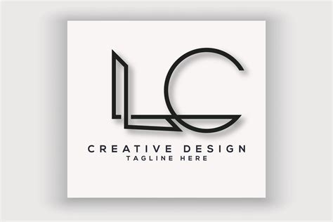 lc logo grafico por deepak creative creative fabrica