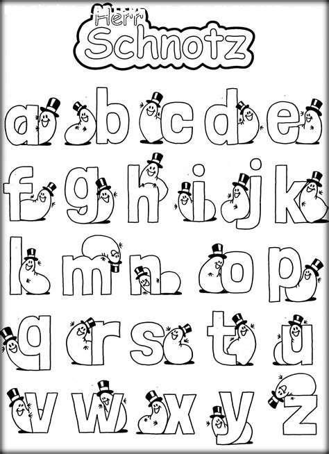malvorlagen fuer kinder alphabet kostenlose malvorlagen