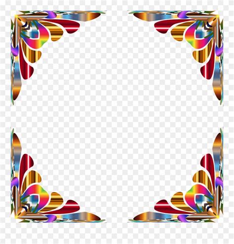 colorful border clipart   cliparts  images  clipground