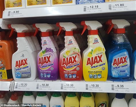 ajax stand  spray  wipe brands heritage revealed daily mail