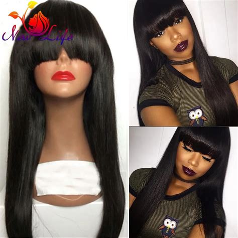 cheap glueless synthetic lace front wig natural black long straight