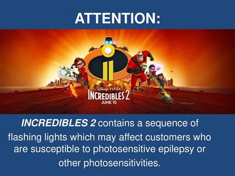 Marcus Theatres Posts Incredibles 2 Seizure Warning Across Illinois