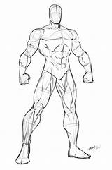 Superhero Pose Poses Reference Anatomy Guy Deviantart Drawing Body Male Figure Action Human Tough Comic Draw Character Standing Superheroes Template sketch template