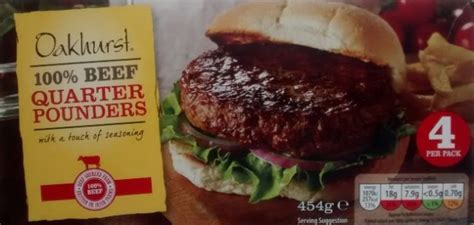 oakhurst  beef quarter pounders food cheats