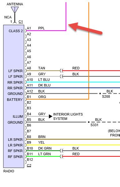 international radio wiring diagram