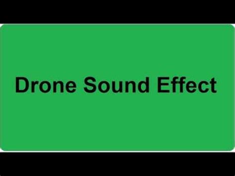 drone sound effect youtube