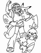 Pokemon Coloring Pages Go Kids sketch template