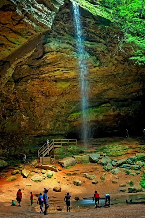splashin round ash cave hocking hills state park flickr