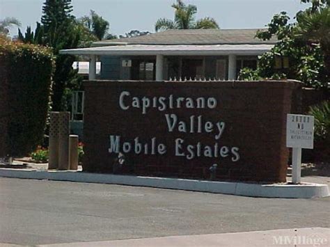 capistrano valley mobile estates mobile home park  san juan capistrano ca mhvillage