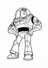 Buzz Lightyear Coloring Pages Light Toy Story Kids Clipart Print Printable Zurg Disney Colouring Year Template Years Color Woody Sheets sketch template