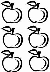 Printable Apple Template Small Outline Printables Coloring Apples Crown Fruit Clipart Templates Clip Kids Pattern Red Pages Patterns Clipartbest Printablee sketch template