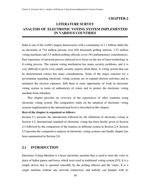 literature surveypdf electronic voting biometrics