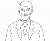 Batman Alfred Arkham City Pennyworth Coloring Face Pages Another sketch template