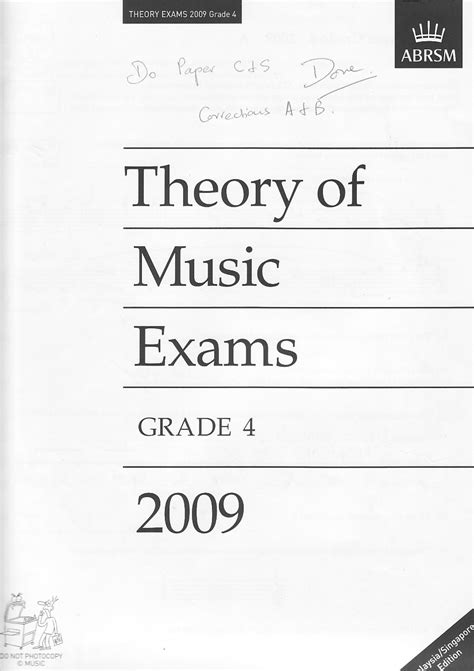 books abrsm theory papers grade   grade