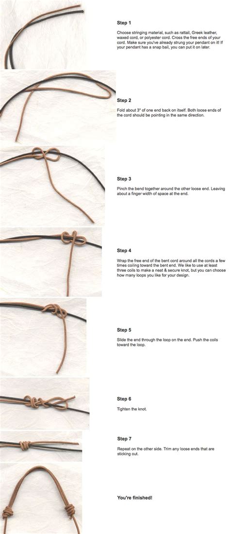 ideas  sliding knot  pinterest adjustable knot diy bracelet  macrame