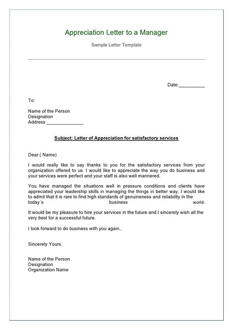 appreciation letters letter  thankfulness templatearchive