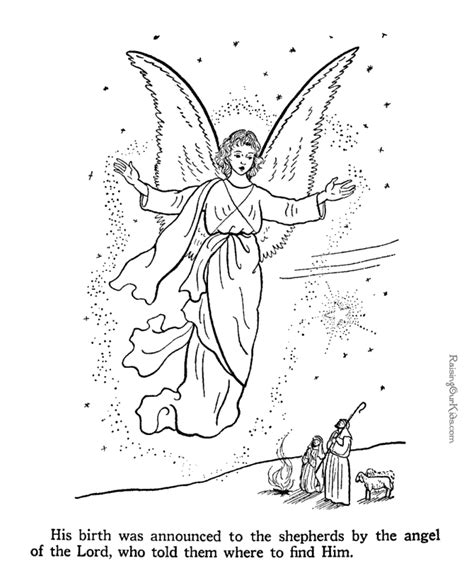 angel coloring pages  print
