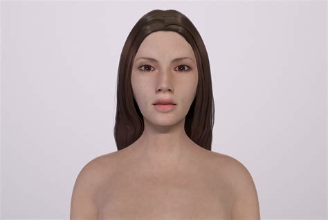 Chloe Naked Girl 3d Model By Muharremadk