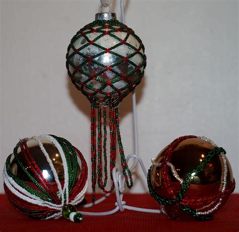 exceptional accessories beaded christmas ornaments
