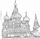 Moscow Basil sketch template