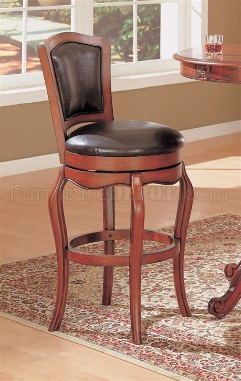 swivel bar stools set    chestnut  coaster