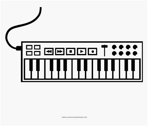 coloring pages  piano keyboard printable coloring pages
