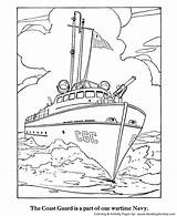 Coloring Pages Army Guard Coast Boat Ship Forces Armed Colouring Color Ships Drawing Indian Clipart Printable Kids Patrol Sheet Books sketch template