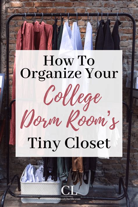7 Genius Dorm Closet Organization Ideas How To Organize Your Dorm