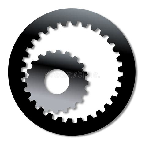 gearbox internal gearing stock vector illustration  gear