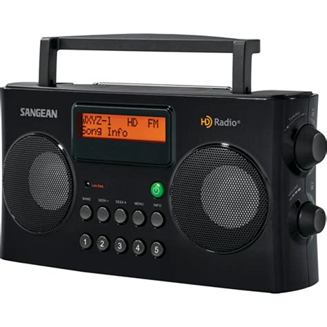 sangean hdr  amfm hd portable radio walmartcom walmartcom