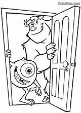 Monstres Compagnie Monstre Coloriages Colorions Hubpages Minions Niños Sulley sketch template
