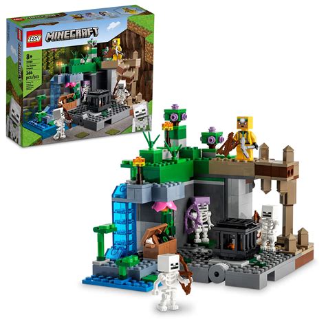buy lego minecraft  skeleton dungeon set  construction toy