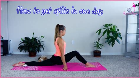 How To Do The Splits In One Day Youtube