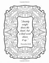 Coloring Proverbs Pages Ot Christian sketch template