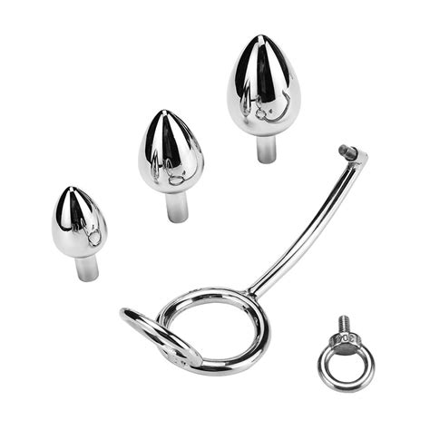 anal rope hook ball restraints bdsm stainless steel ring adult play