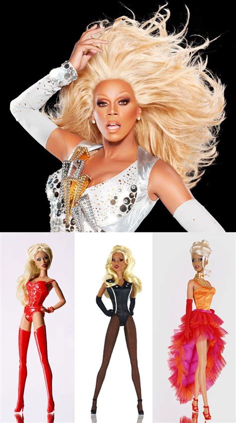 barbie drag queen rupaul vintage black barbie dolls pinterest